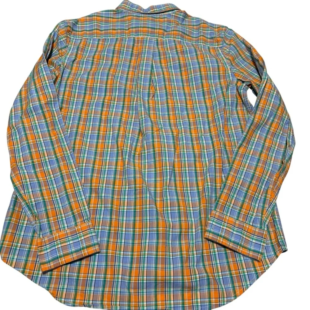 Ralph Lauren Shirt Boys XL Button Down Long Sleeve Classic School Blue Spring